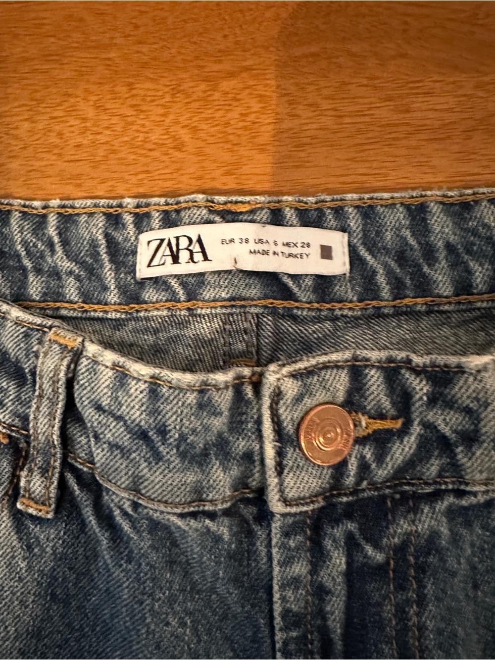 Zara low rise straight jeans - Picture 6 of 7